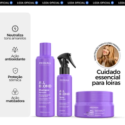Kit Manutenção de Loiras: Nutre e Protege Sem Amarelar | All Blond