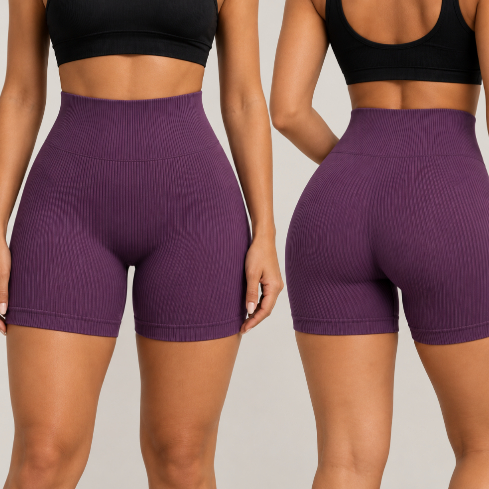 Shorts Fitness Canelado Academia Zero Transparencia Feminino LP — imagem 2 de 2