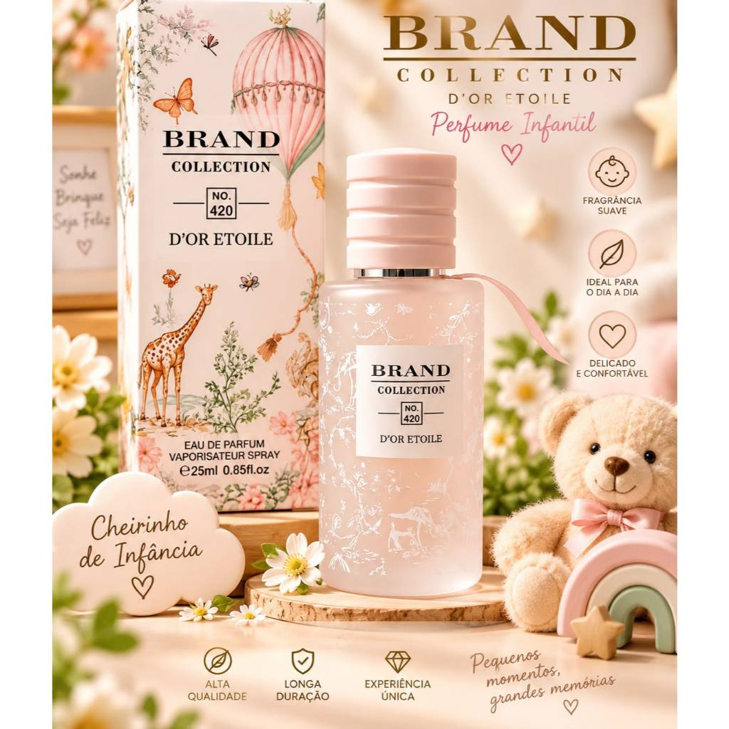Cheirinho de Bebe Perfume infantil menino menina 420 - Inspiração Bonne Étoile Baby