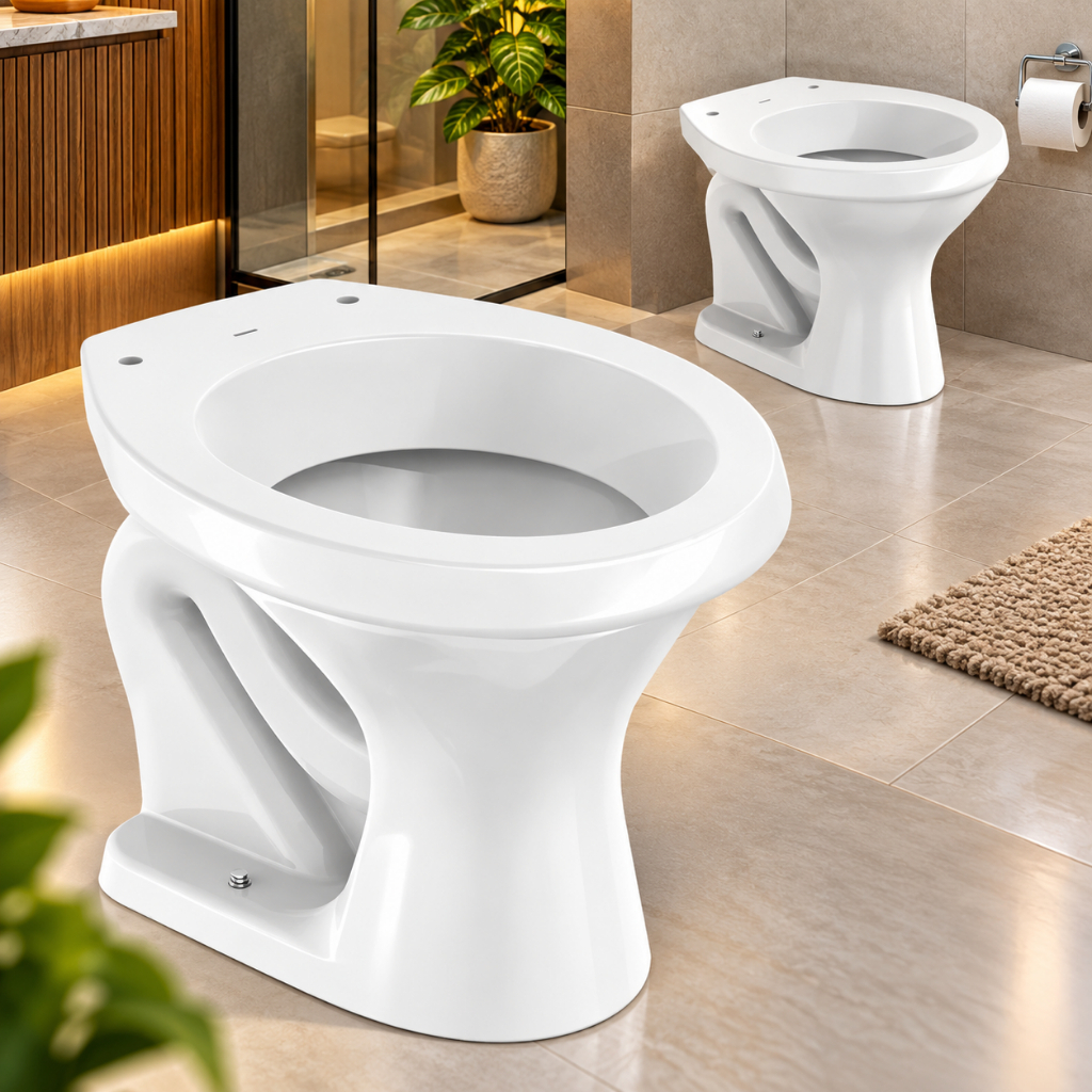 BACIA VASO SANITÁRIO COM JATO PLUS CERÂMICO P/BANHEIRO CONVENCIONAL ZIP PARA VALVULA DE DESCARGA ROCA