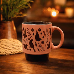 Caneca empilhável Murale Cerâmica Terracota 300ml -L Hermitage