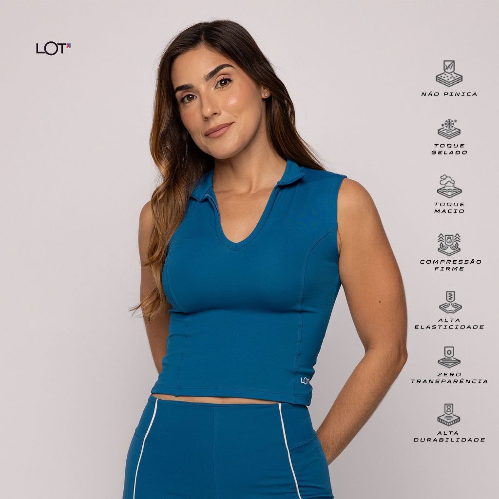 Blusa Gola V Feminina Academia Poliamida Treinos Corrida Caminhada Musculação Moda Fitness Camiseta