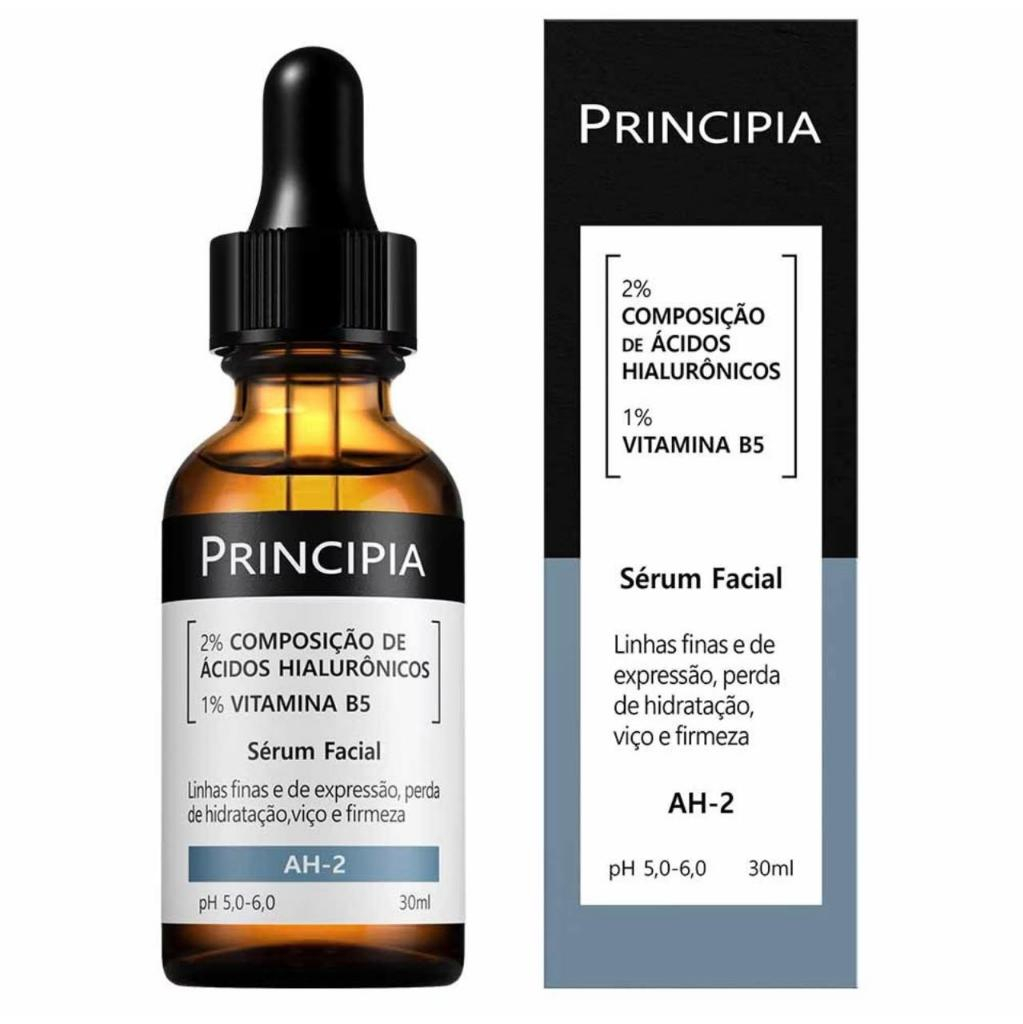 Principia AH-2 Sérum com 2% de complexo com 4 tipos de Ácidos Hialurônicos e 1% de vit. B5 para uma pele  95