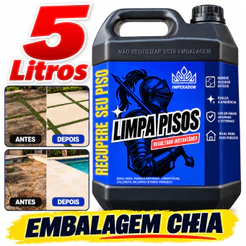 Renova Pisos Imperador Tira Encardido Sujidades Quintal Pedras Ceramicas