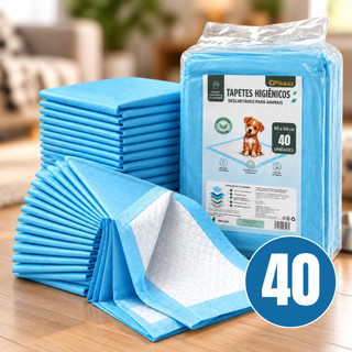 Tapete Higiênico para Cachorro 60x60 cm Descartável Para Cães Fraldas Pet