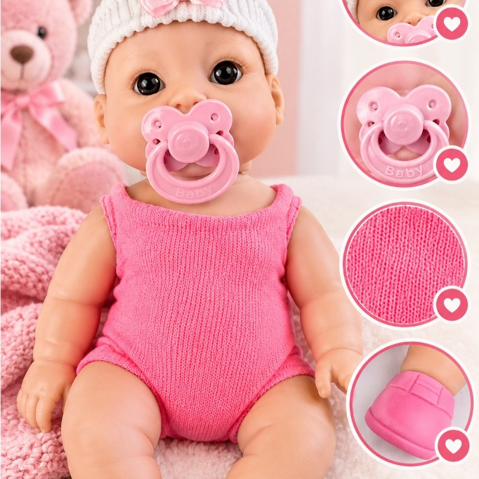 Boneca Com Roupa e Acessório Brinquedo Infantil Presente Para Meninas