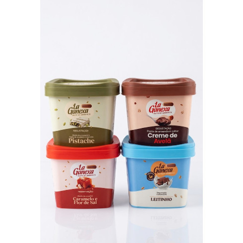 Kit Degustação Pasta de Amendoim - 4 Sabores