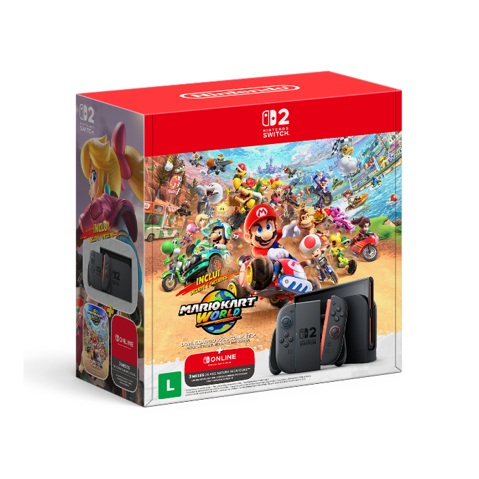 Bundle Nintendo Switch 2 + Mario Kart World Novo