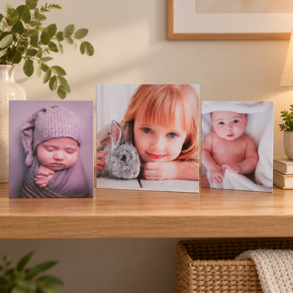 Kit 3 Quadro Personalizado Foto - Porta Retrato Presente Namorados Aniversário Casamento Decoração Natal Decorativo Sala
