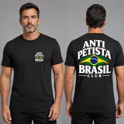 Camiseta Algodão 100% Premium Brasil Eleição