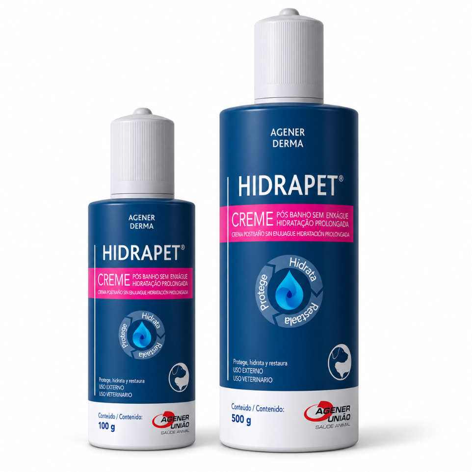 Hidrapet Creme 100g ou 500g - Hidratante P/ Cães e Gatos