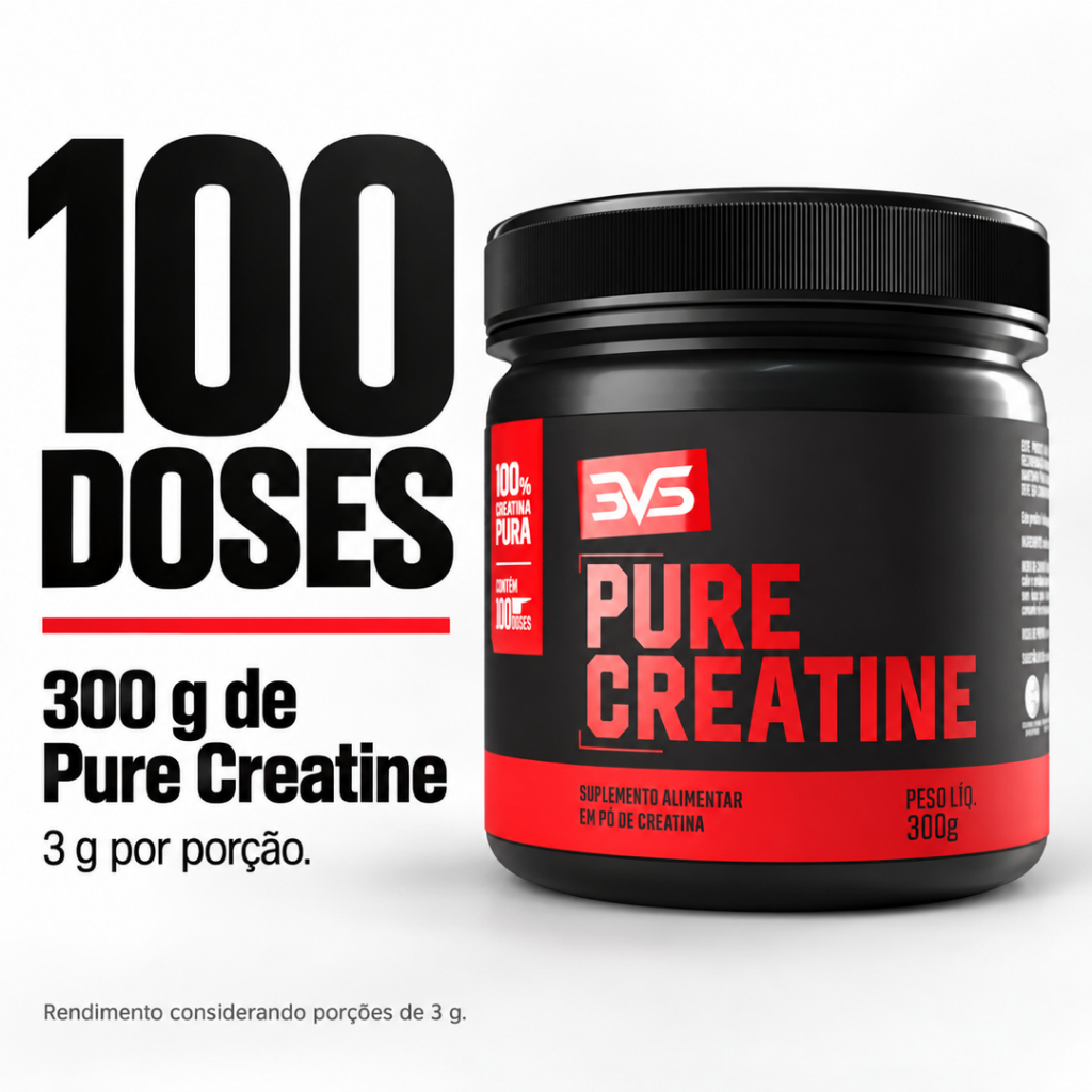 Creatina Monohidratada 300g - 100% Pura Fórmula Avançada Com Matéria-prima Importada (100 Doses) · foto 2