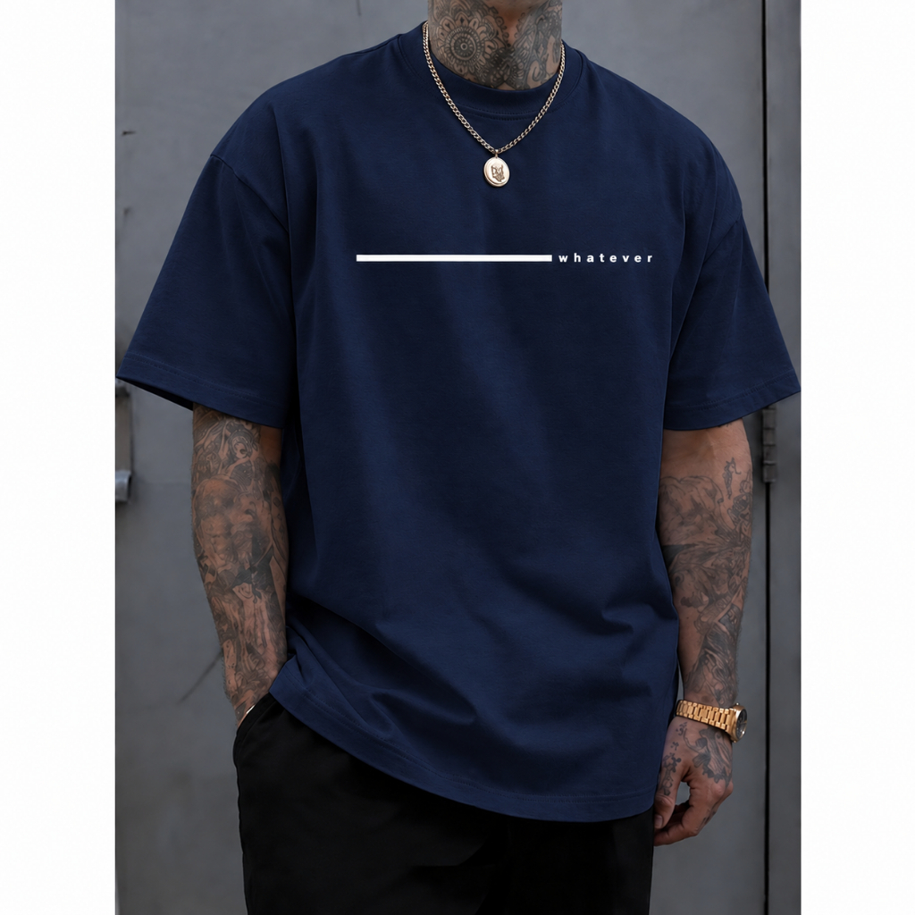 Camiseta Oversized Estampada Tanto Faz Camisa Style Ombro Caído Camisão Casual e Confortável