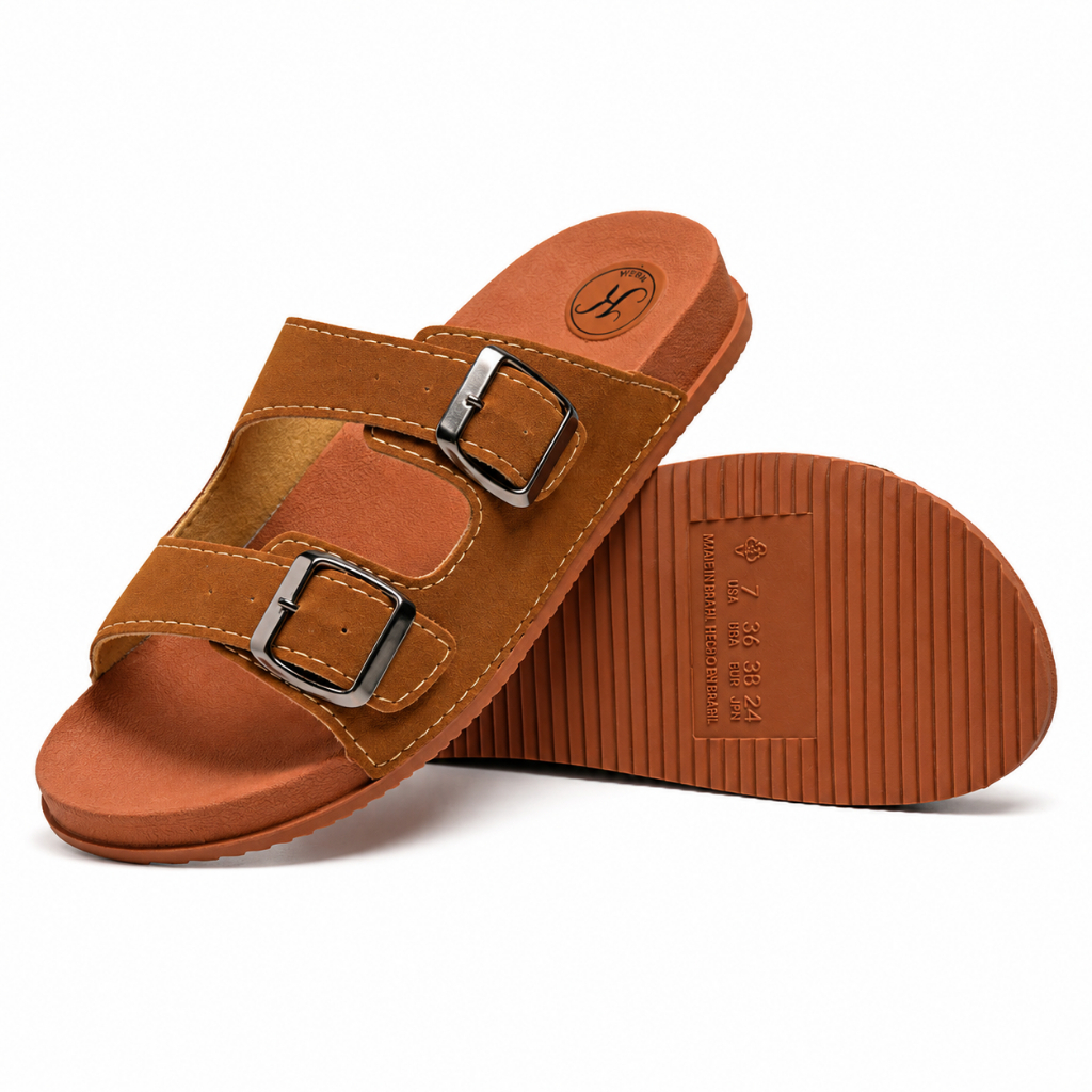 Sandália Papete Birken Masculino Feminino Moderna Confortável Resistente Elegante 34 Ao 45 Acessível