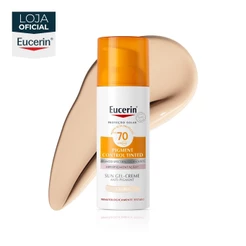 EUCERIN Protetor Solar Facial Antimanchas Cor Clara FPS 70 50ml