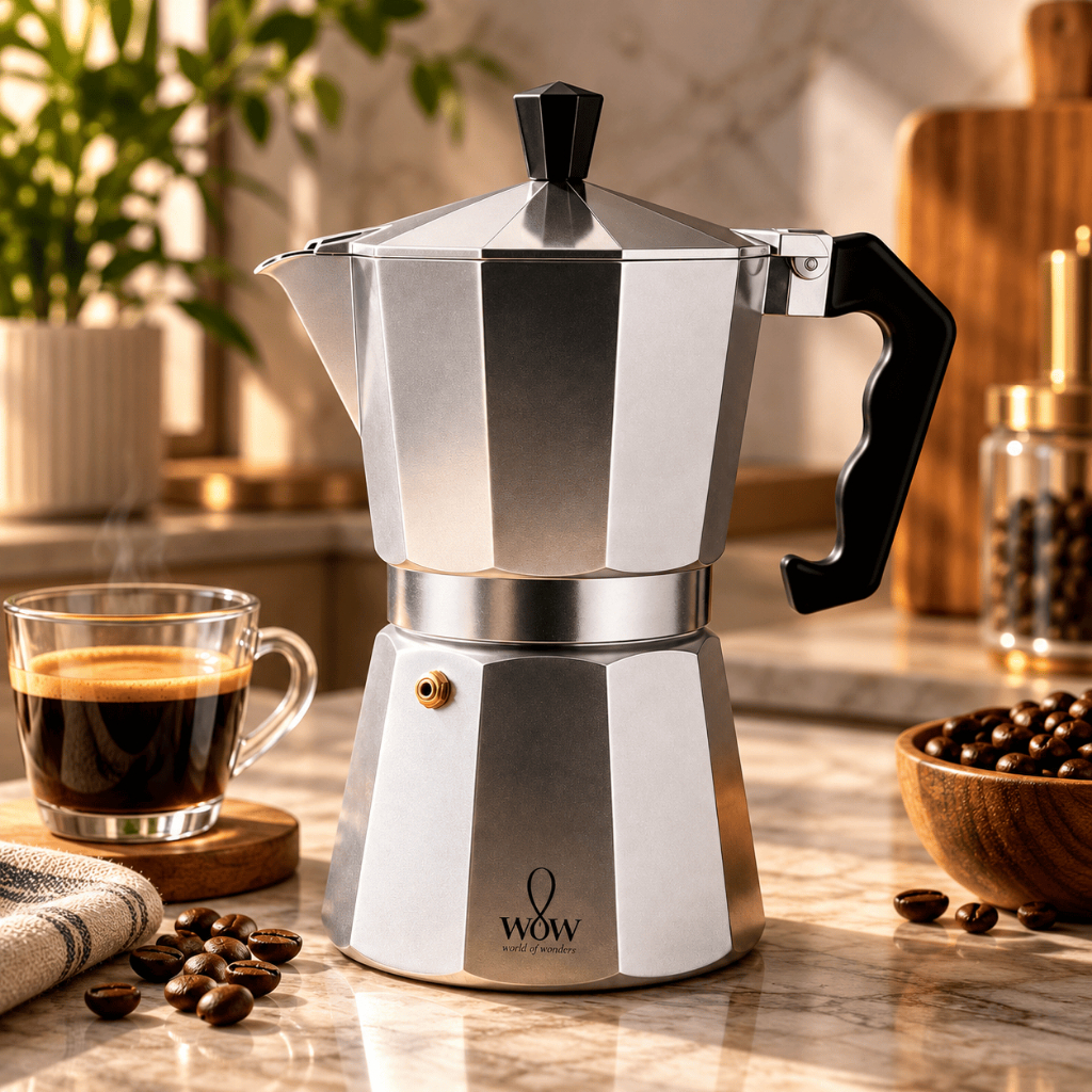 Cafeteira Italiana Premium 6 Xícaras De Alumínio
