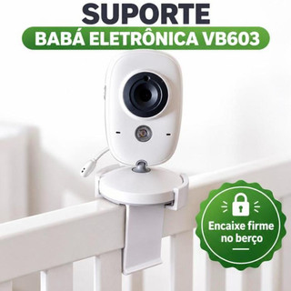 Suporte de Berço para Babá Eletrônica VB603 – Encaixe Firme e Visão de Cima do Bebê