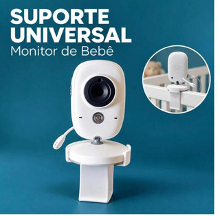 Suporte Universal Monitor de Bebê para Berço – Compatível Babá Eletrônica VB603 e Similares