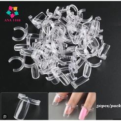 ANA1108 Kit Anel Mostruário para Esmaltes 50 Unidades Transparente/BRANCO