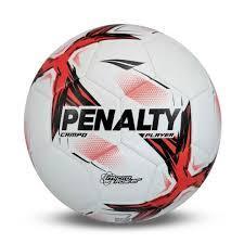 BOLA PENALTY CAMPO RECREAÇÃO PLAYER XXIII BRANCA VERMELHA PRETA