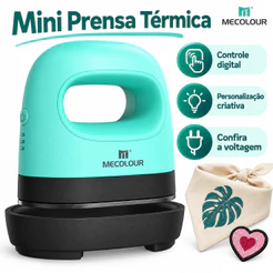 Mini Prensa Térmica Personalize Suas Roupas Com A Tendência Diy Perfeito Para Artesanato E Presentes Criativos Mecolour