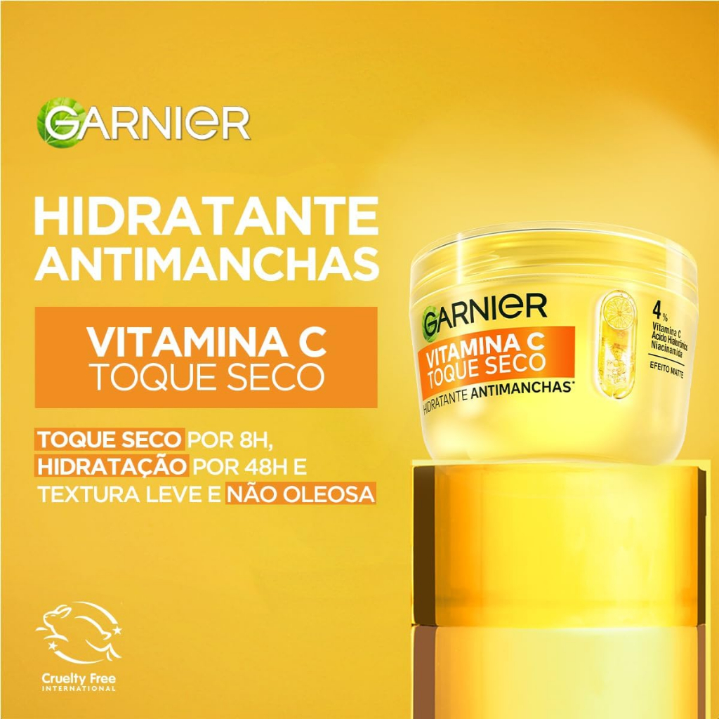 Garnier Kit Vitamina C, Gel de Limpeza 150g e Hidratante Facial Toque Seco Antimanchas 85g — imagem 2 de 2
