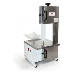 Serra Fita Delta Grill com Moedor Boca 5 Motor 1/3 cv e Lâmina 1,46m Semi Inox