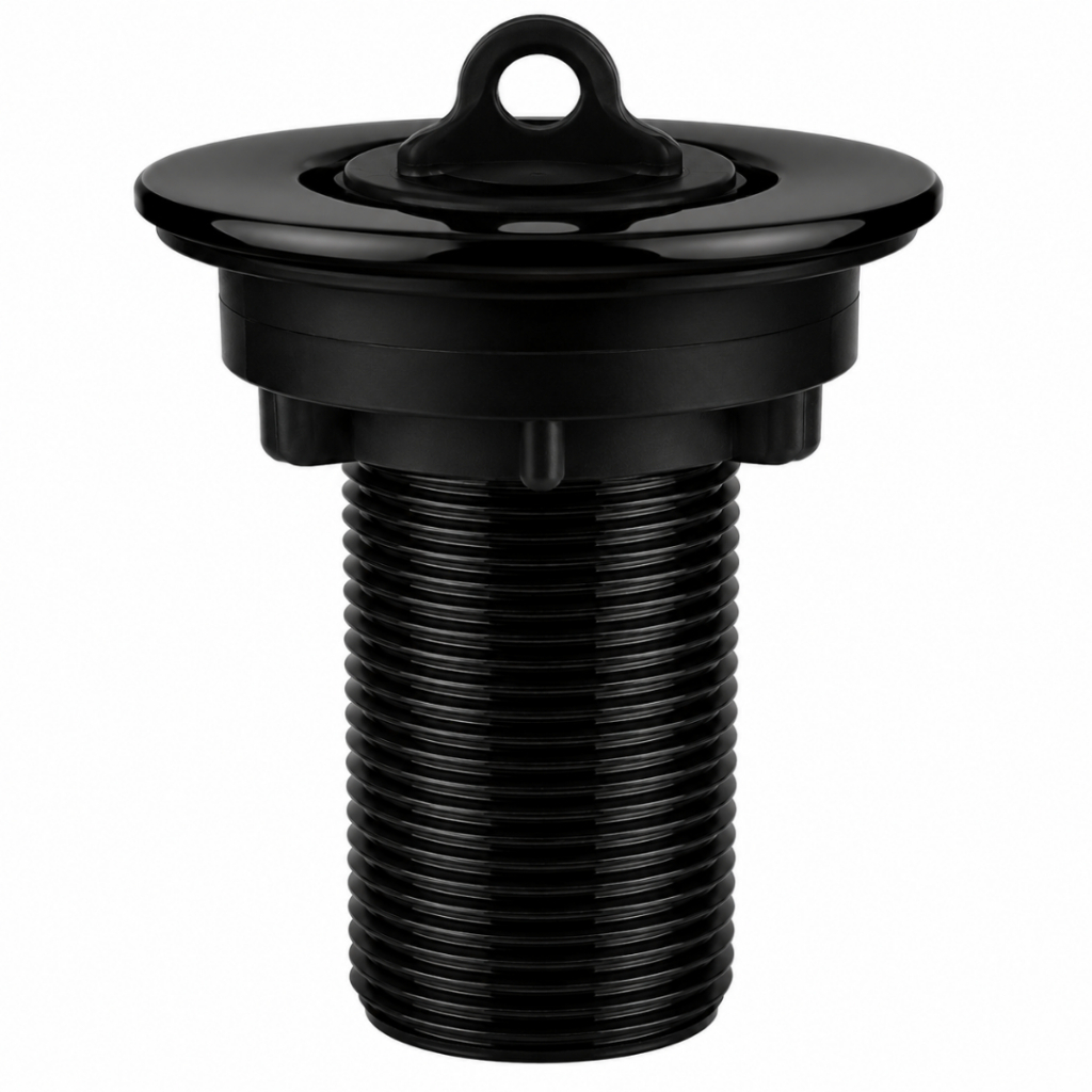 Válvula Lavatório PRETA Pia Cuba de Banheiro Lavabo 7/8" ABS