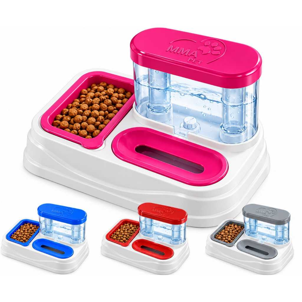 Bebedouro Automático e Comedouro Anti-formiga cães e gatos PET SOLUTION para pêlos curtos e longos