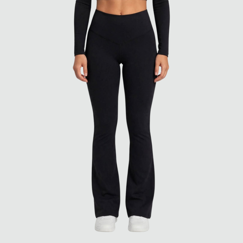 Legging Flare Feminina em Poliamida Premium Cintura Alta Massam Fitness
