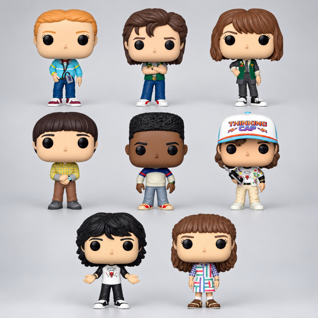 Bonecos  Action Figure Colecionáveis Stranger Things  - Com Caixa Personalizada