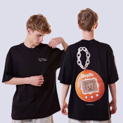 Camiseta Oversized 100% Algodão Shopito Best Friend – BRUNX