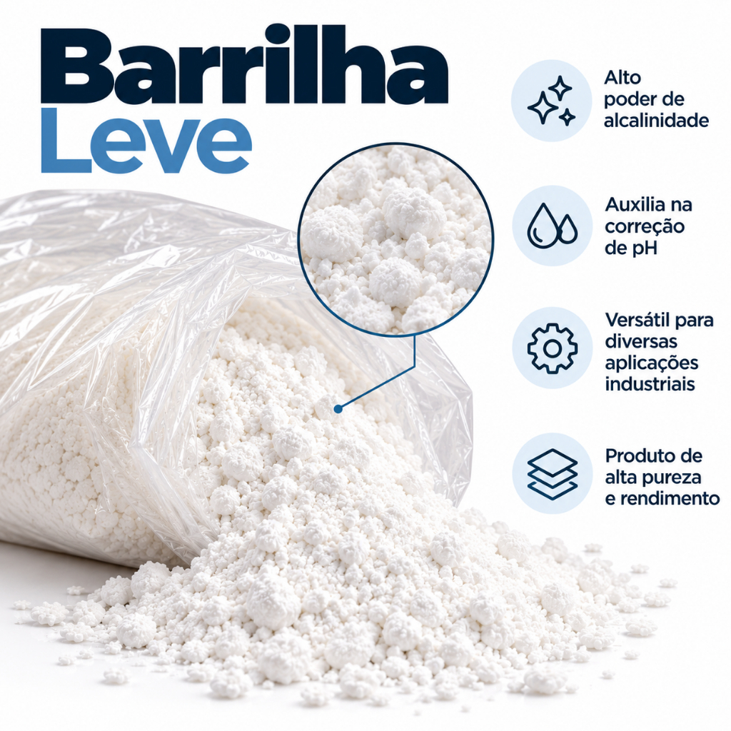 Barrilha Leve Elevador De pH Para Piscina Controlador pH de Piscinas e Produtos de Limpeza