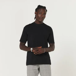 Camiseta Oversized PRIME 100% Algodão Fio 26.1 Preta – BRUNX