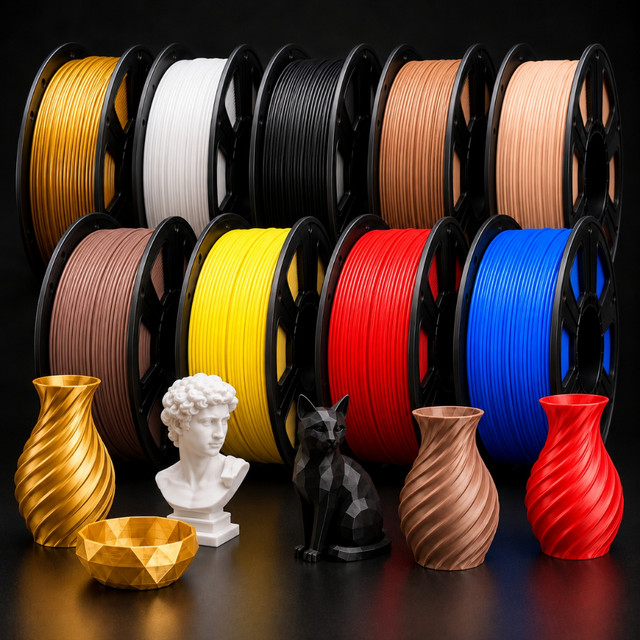 Filamento PLA 1KG 1.75mm Para Impressora 3D Fácil Impressão Baixo Empenamento Masterprint