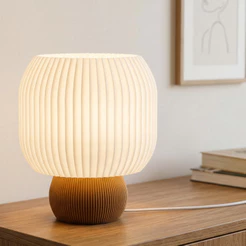 Luminária de Mesa Abajur Decorativo Moderno para Quarto Sala Cabeceira 21 cm Bivolt E27