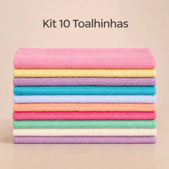 Kit 10 Toalhinhas De Mão Boca Rosto Social Escola Para Bordar 29x50cm Algodão Ponto Cruz