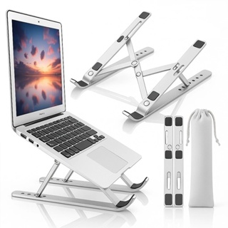 Suporte para laptop de alumínio dobrável, portátil, ajustável Dobrável Portátil em Oferta na Shopee