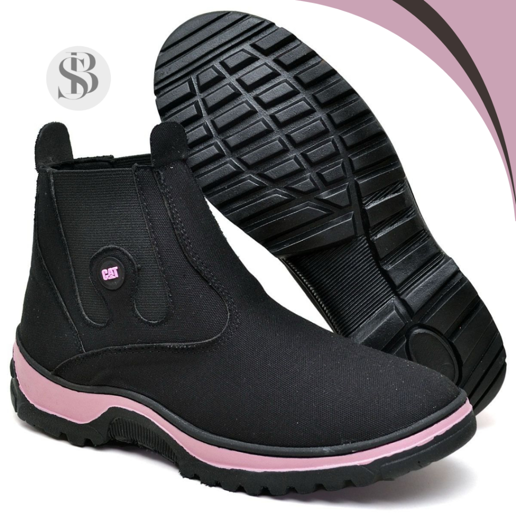 Bota Botina Feminina Estilo Texana Cano Médio Calce facil em Oferta na Shopee