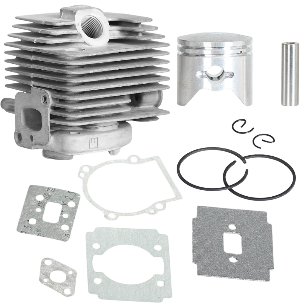 Imagem Kit Reparo Pistão Cilindro Juntas Anel Pino P/ Soprador de folhas TSSAPER