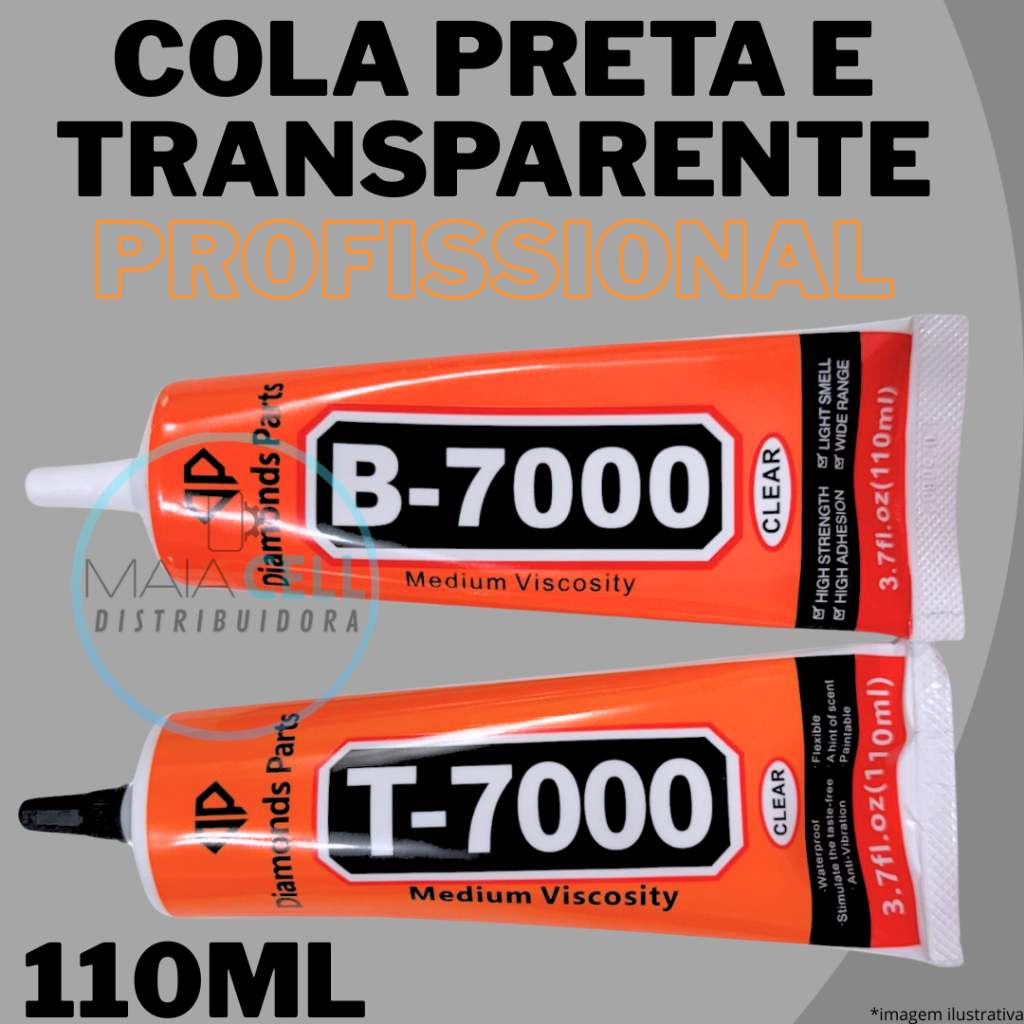 Cola Para Colar Tela De Celular T7000 / B7000 15ml 110ml cola touch tela display celular cola artesanato em Oferta na Shopee