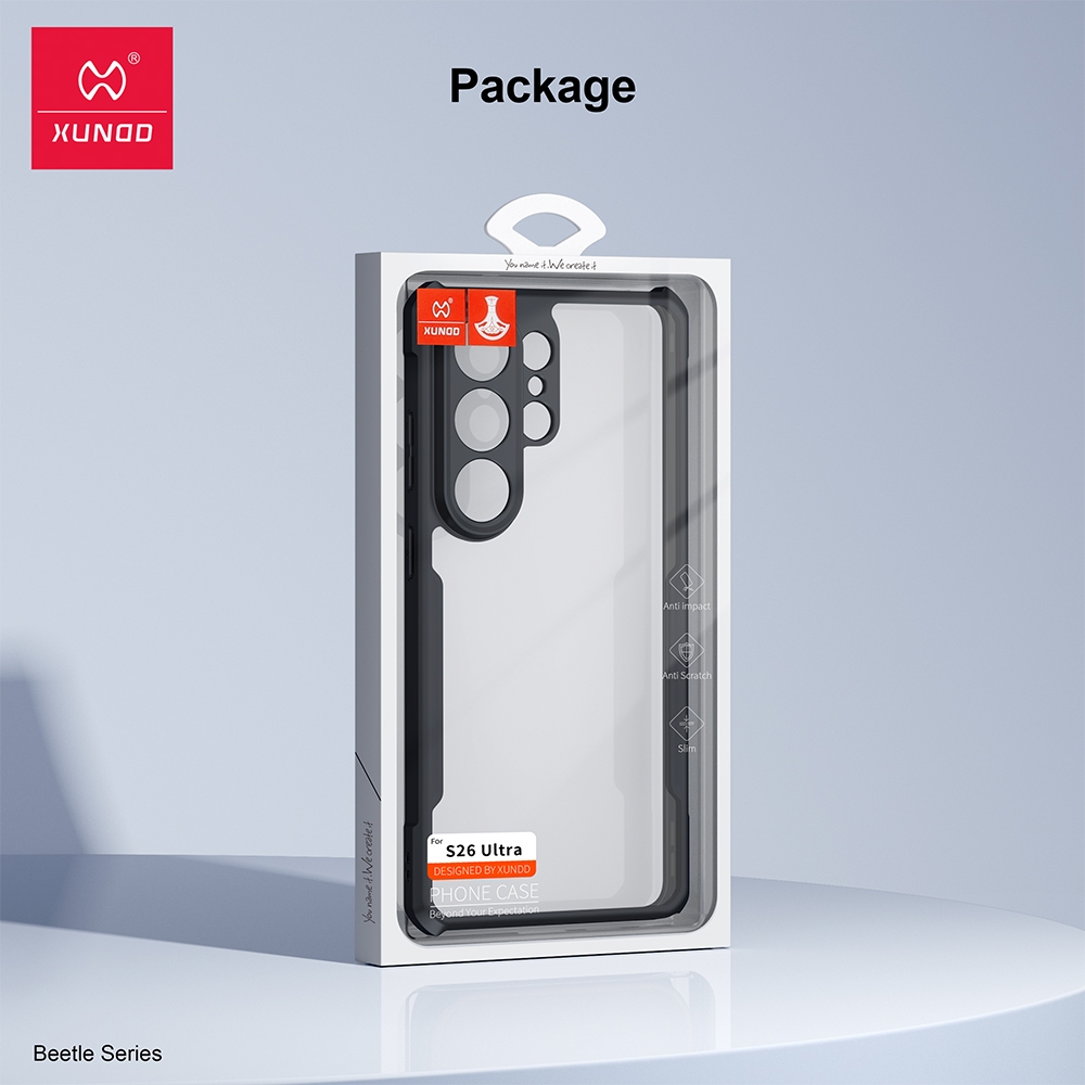 Capa Samsung Galaxy S26/S26+/S26U XUNDD Antichoque Traseira Transparente