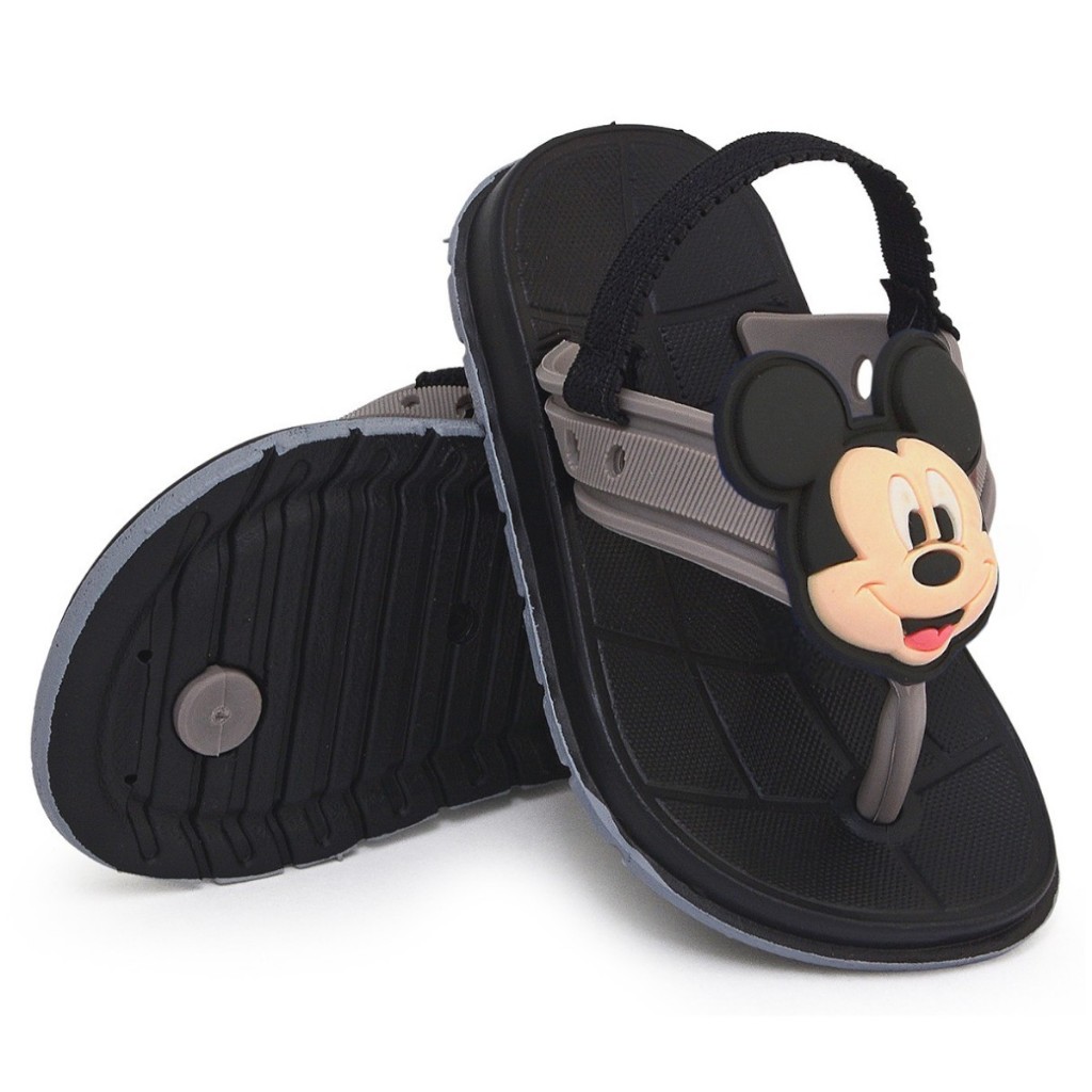 Chinelo infantil masculino menino sandália mickey 3d novidade macio e confortável