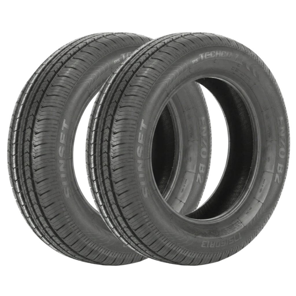 Kit 2 Pneus 175/60 R13 Sunset Enzo B2 77H Aro 13 Novos em Oferta na Shopee