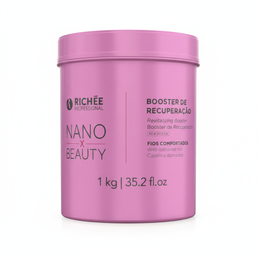NanoBeauty BTX Booster Recuperação Termoativado Antifrizz 1Kg NanoBTX BTX Repair Repositor de Massa Richée Professional em Oferta na Shopee