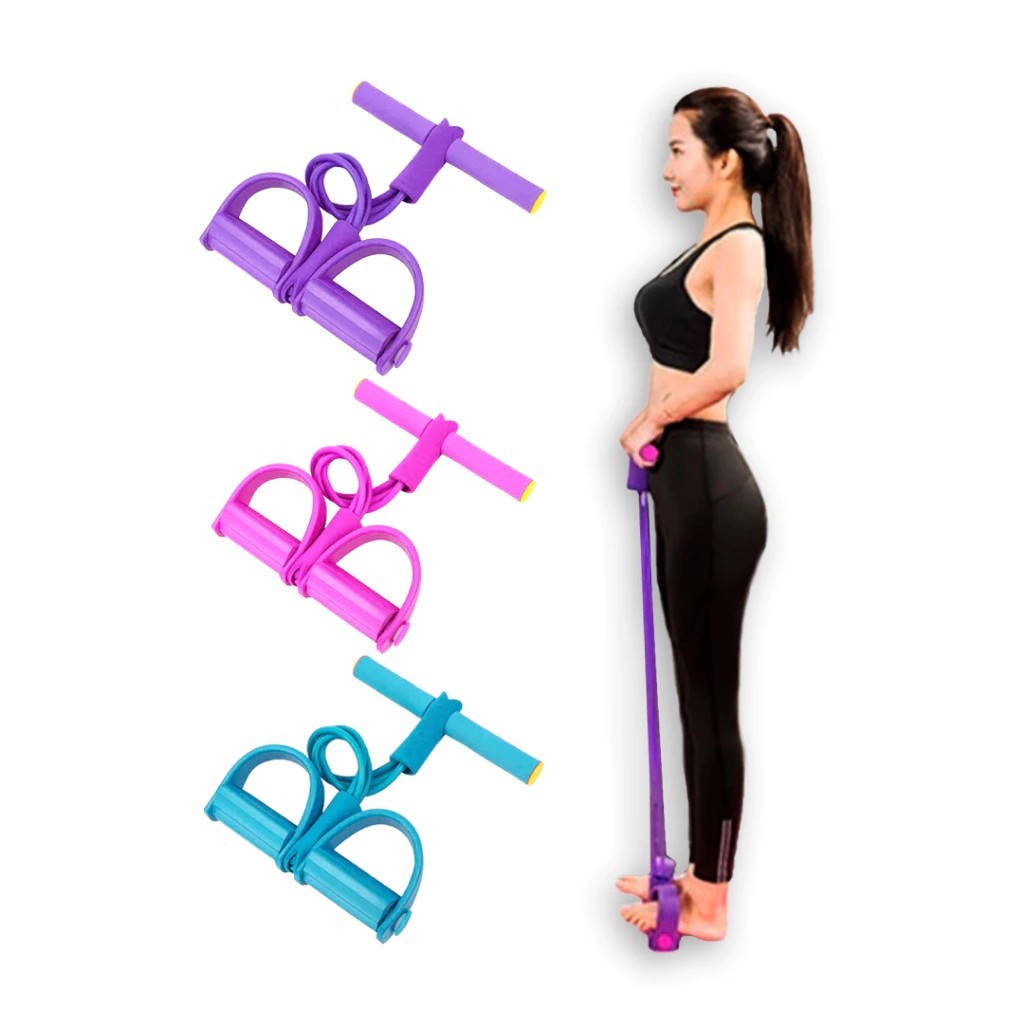 EXTENSOR ELÁSTICO PARA EXERCICIOS DE PERNA FUNCIONAL AEROBICO em Oferta na Shopee