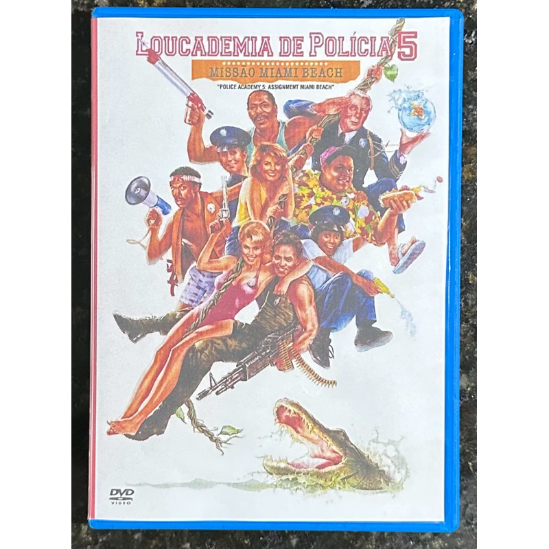 DVD - LOUCADEMIA DE POLÍCIA 5: MISSÃO MIAMI BEACH (FILME 1988)