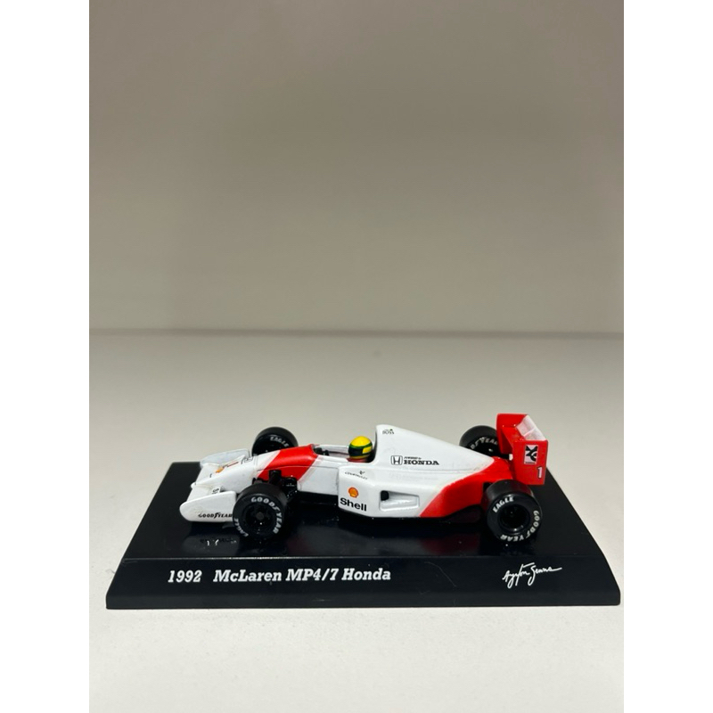 Miniatura Kyosho 1992 McLaren MP4/7 Honda Ayrton Senna F1 Sem Caixa – Item Raro Colecionador