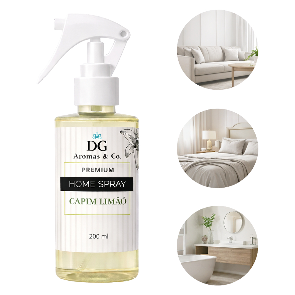 Home Spray 200ml Aromatizador para Ambientes, Tecidos, Sofá, Casa - Escolha o Aroma