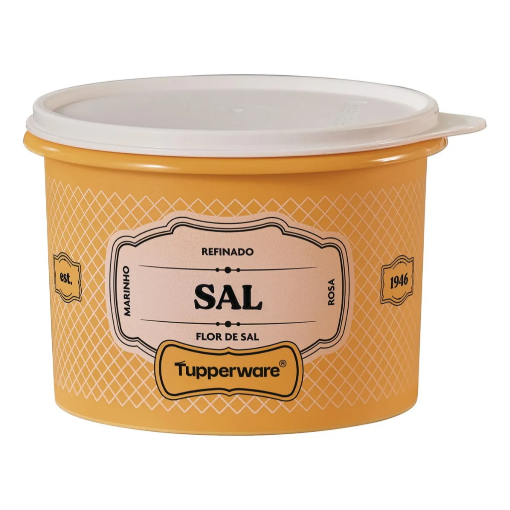 Tupperware Caixa Sal 1,1 Litro / 1kg Hermético Essences